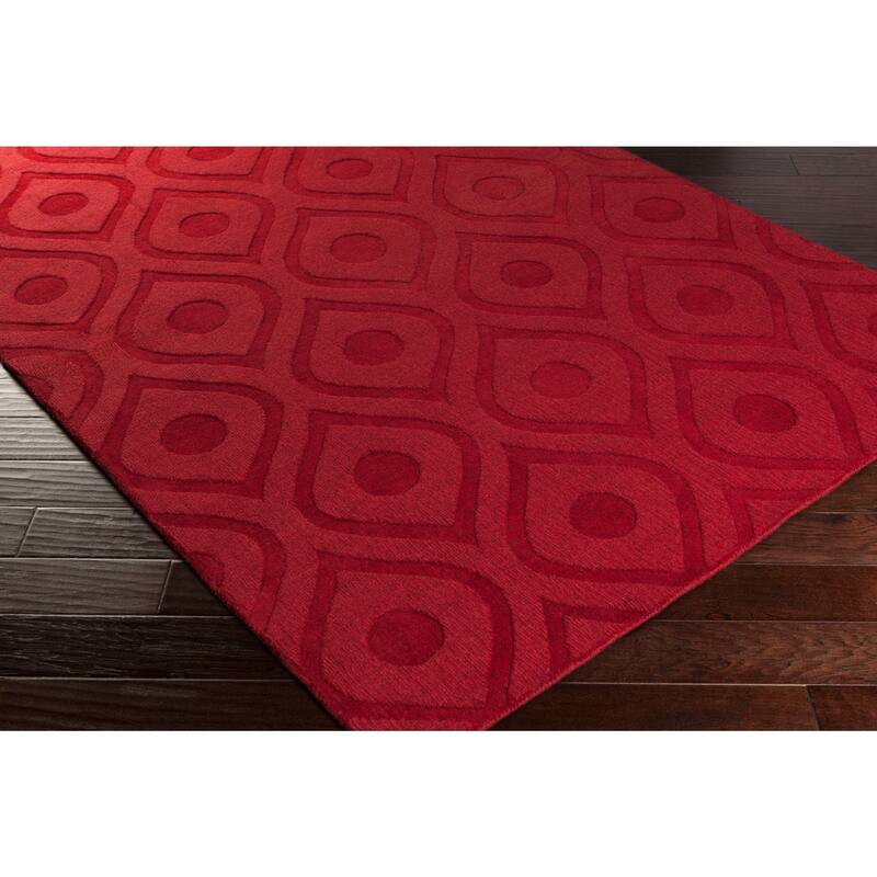Hand-Woven Abi Tone-on-Tone Wool Rug