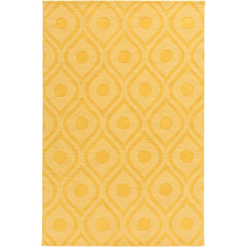 Hand-Woven Abi Tone-on-Tone Wool Rug