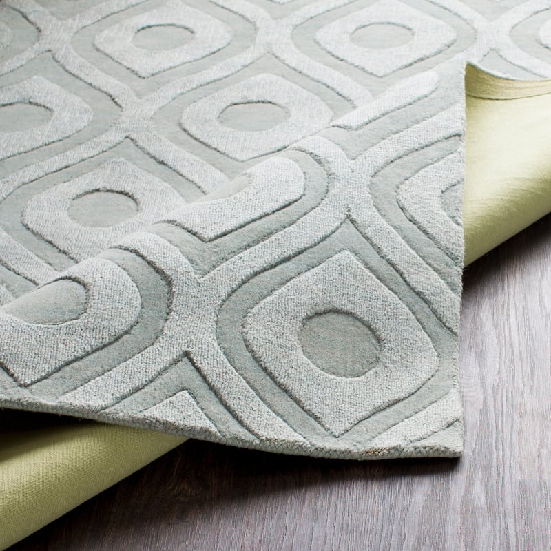 Hand-Woven Abi Tone-on-Tone Wool Rug