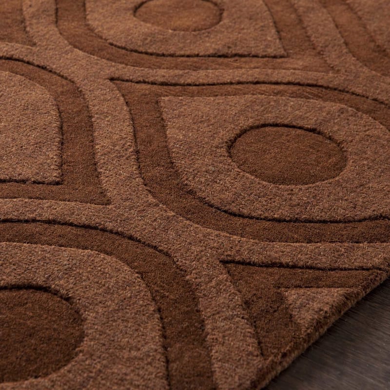 Hand-Woven Abi Tone-on-Tone Wool Rug
