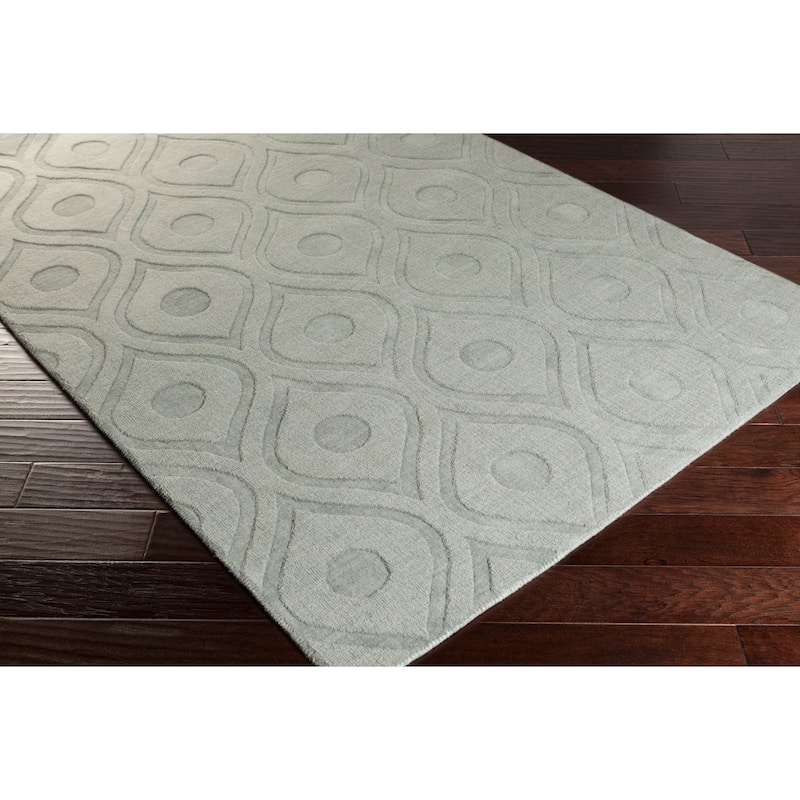 Hand-Woven Abi Tone-on-Tone Wool Rug