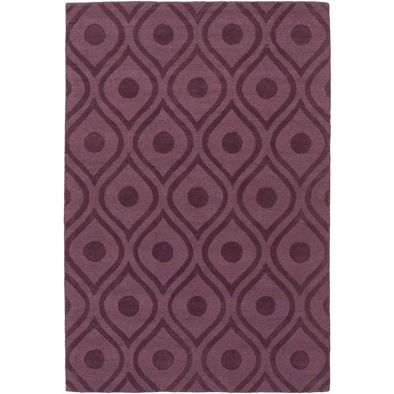 Hand-Woven Abi Tone-on-Tone Wool Rug