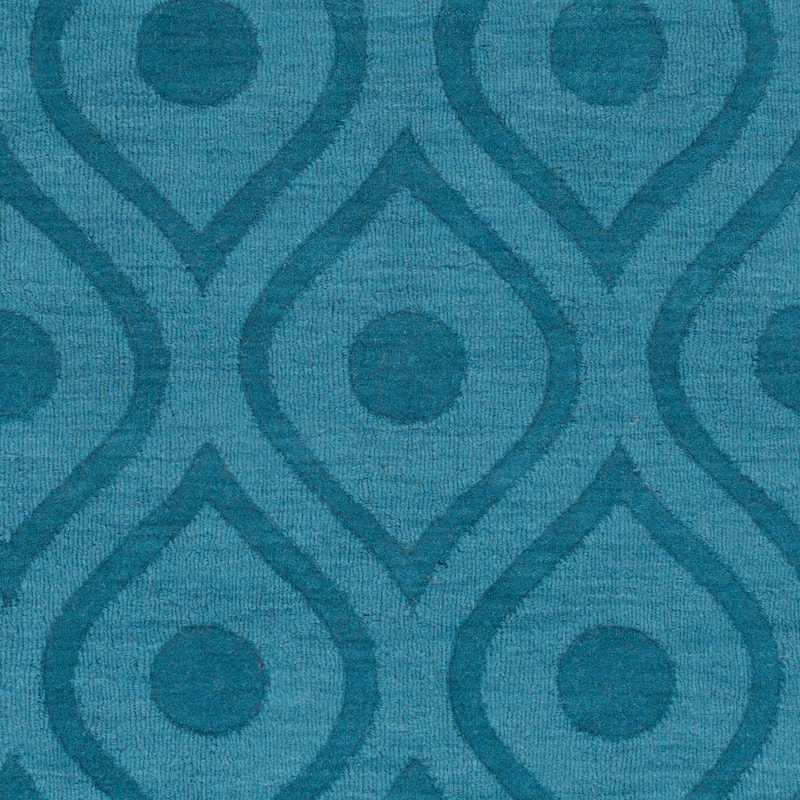 Hand-Woven Abi Tone-on-Tone Wool Rug