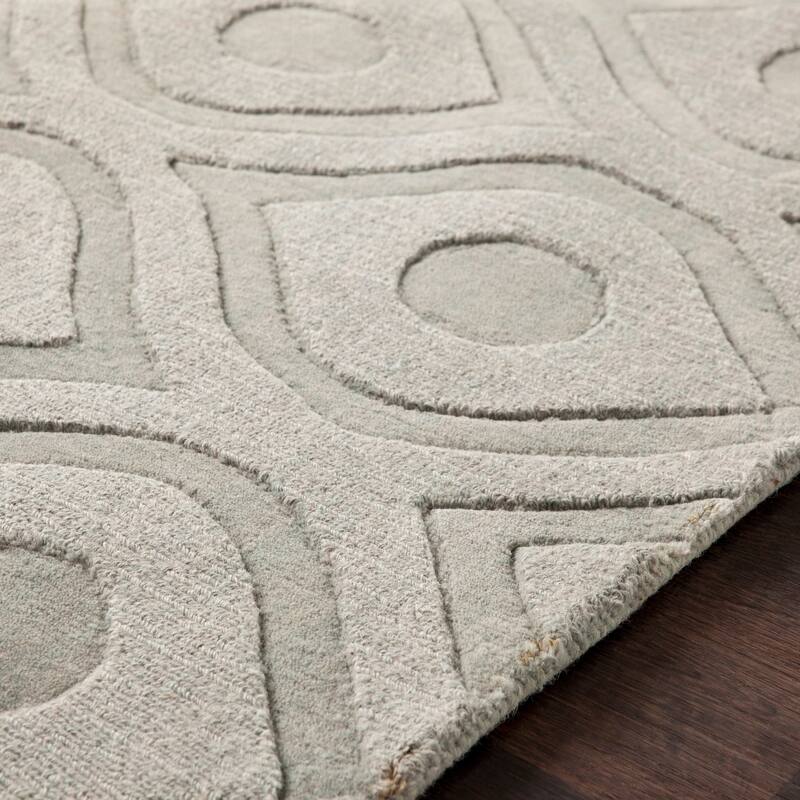 Hand-Woven Abi Tone-on-Tone Wool Rug