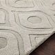 preview thumbnail 35 of 62, Hand-Woven Abi Tone-on-Tone Wool Rug - 2' 3" x 14'