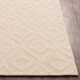 preview thumbnail 40 of 62, Hand-Woven Abi Tone-on-Tone Wool Rug - 2' 3" x 14' Beige