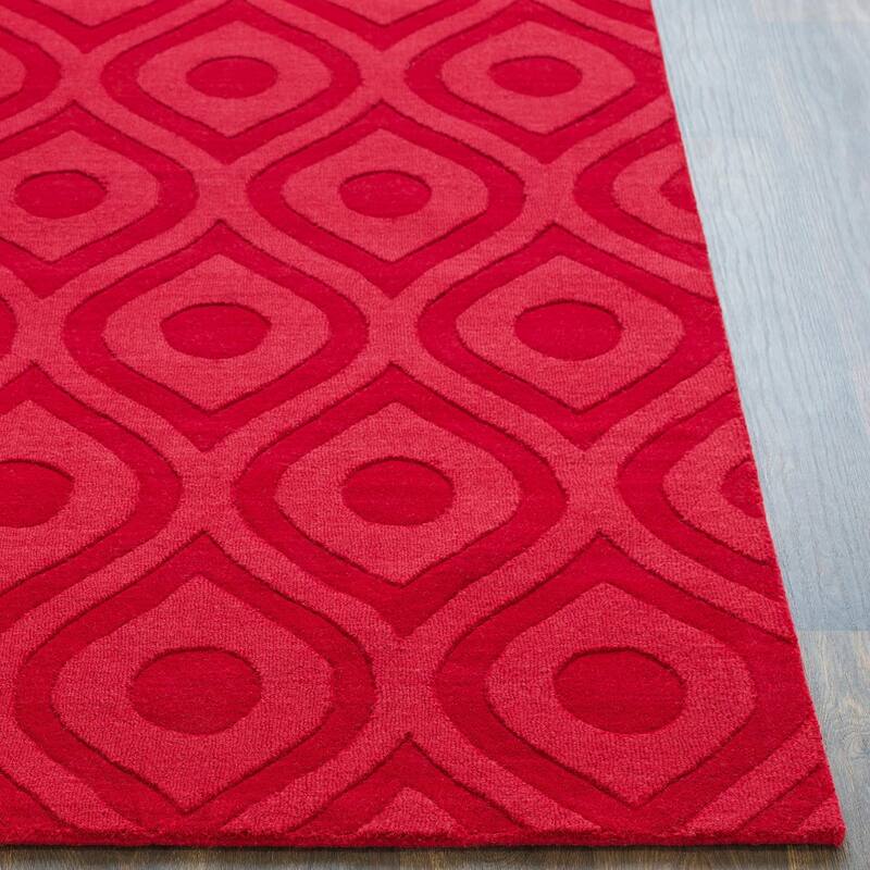 Hand-Woven Abi Tone-on-Tone Wool Rug