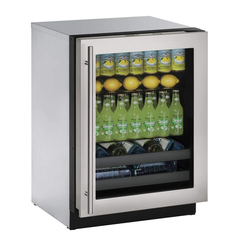 U-Line 3000 Series 3024BEV - 24 Inch Stainless Steel Beverage Center