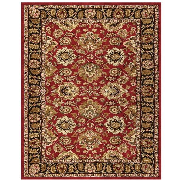 Grand Bazaar Adair Red/ Black Area Rug - 8' x 11'