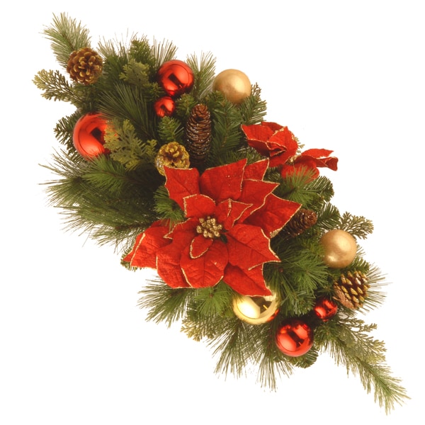 30-inch Decorative Collection Home For the Holidays Centerpiece