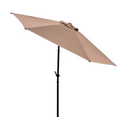 Corvus Malta Khaki Colored 9 ft. Patio Umbrella