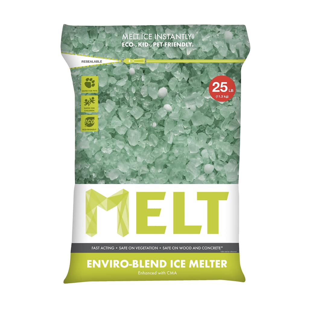 Premium Enviro-Blend Ice Melter with CMA 25 lb. Bag