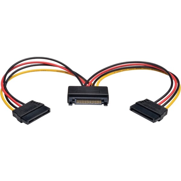 Shop Tripp Lite 6in Serial ATA SATA Power Y Splitter Cable Adapter