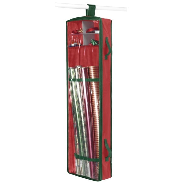 Shop Hanging Wrapping Paper Organizer Free Shipping On Orders Over