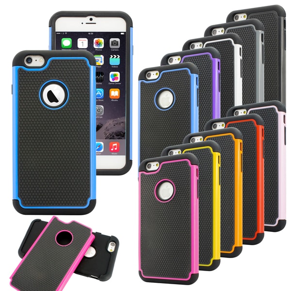 Gearonic Hybrid Silicone/ Rugged Hard Case for 5.5 inch Apple iPhone 6