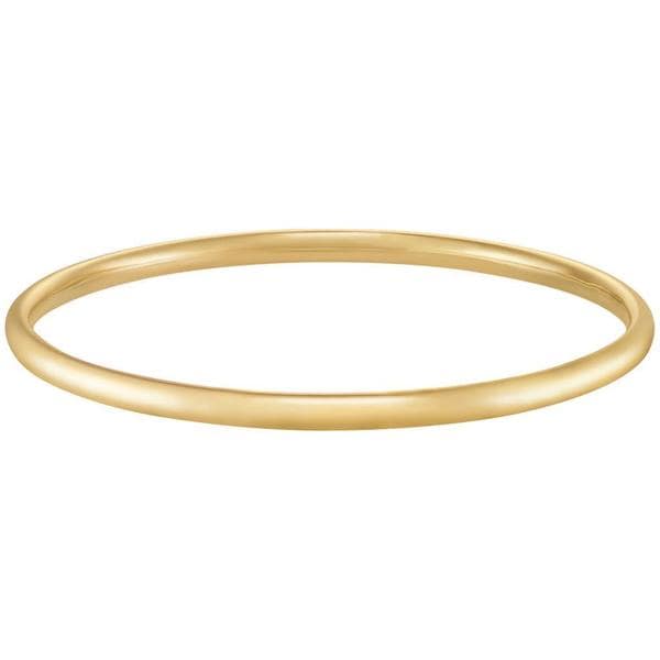 Forever Last 14k Yellow Gold 4mm Polished Bangle Bracelet   16831837