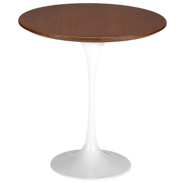 Poly and Bark Daisy 20 inch Walnut Top Side Table