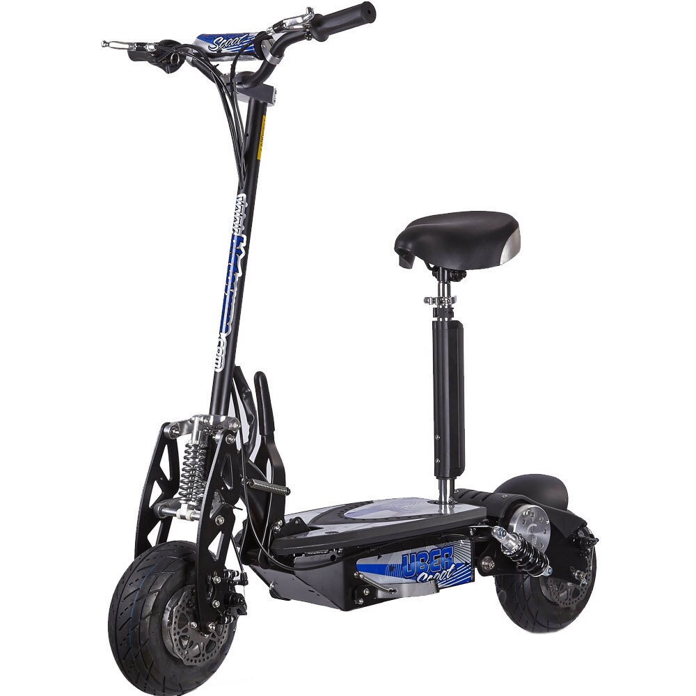 Shop UberScoot 500 Watt Black Electric Scooter - Free Shipping Today