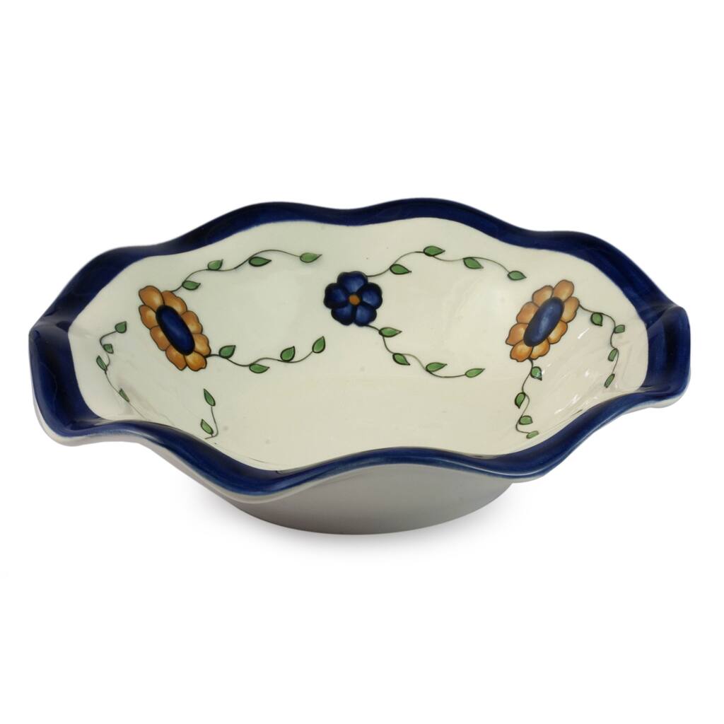 Handmade Ceramic 'Margarita' Fruit Bowl (Guatemala)