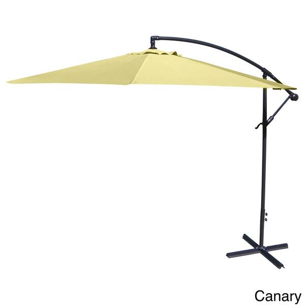 Shop Black Friday Deals On Jordan Manufacturing Steel 10 Foot Offset Umbrella Overstock 9650567