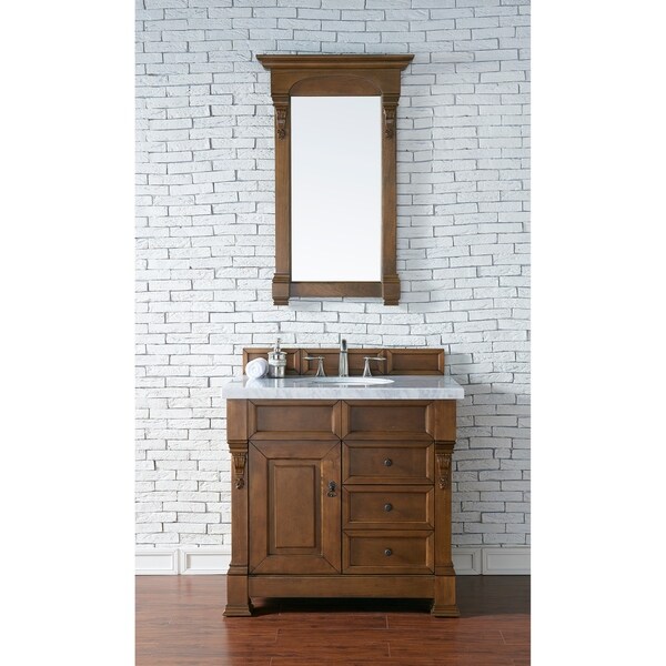 Brookfield 36" Single Cabinet w/ Drawers, Country Oak