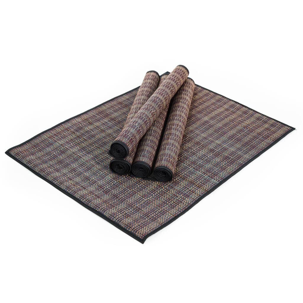 Handmade Cotton Prismatic Placemats (Set of 6) (Indonesia)