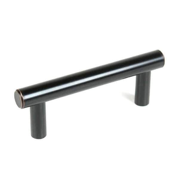 4 Inch Solid Steel Oil Rubbed Bronze Cabinet Bar Pull Handles Case Of 10 Overstock 9653081