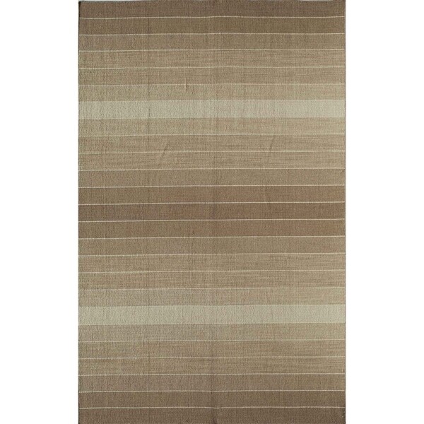 Hand-woven Skylar Brown Rug (5' x 8')