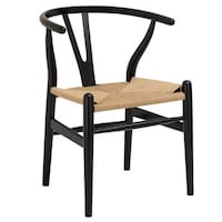 shop baxton studio black wood y dining chair free shipping on