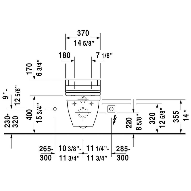 Duravit Starck 3 Toilet Wall-Mounted White
