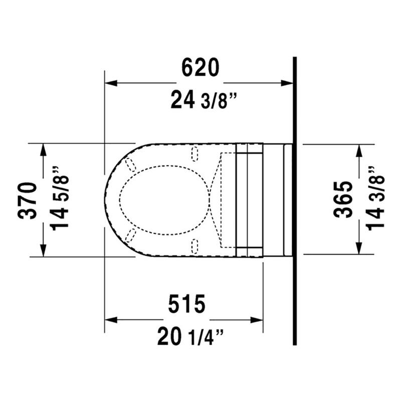 Duravit Starck 3 Toilet Wall-Mounted White
