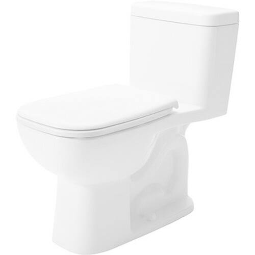 Duravit D-code White Single-flush Elongated 1-piece Toilet