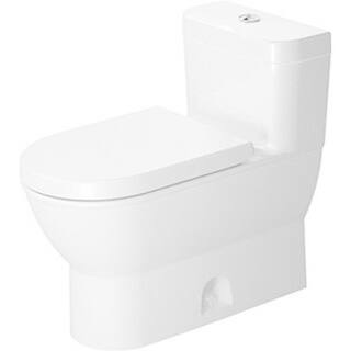 Duravit One Piece Toilet Darling New with Single Flush Piston Valve Ready For Sensowash Temp