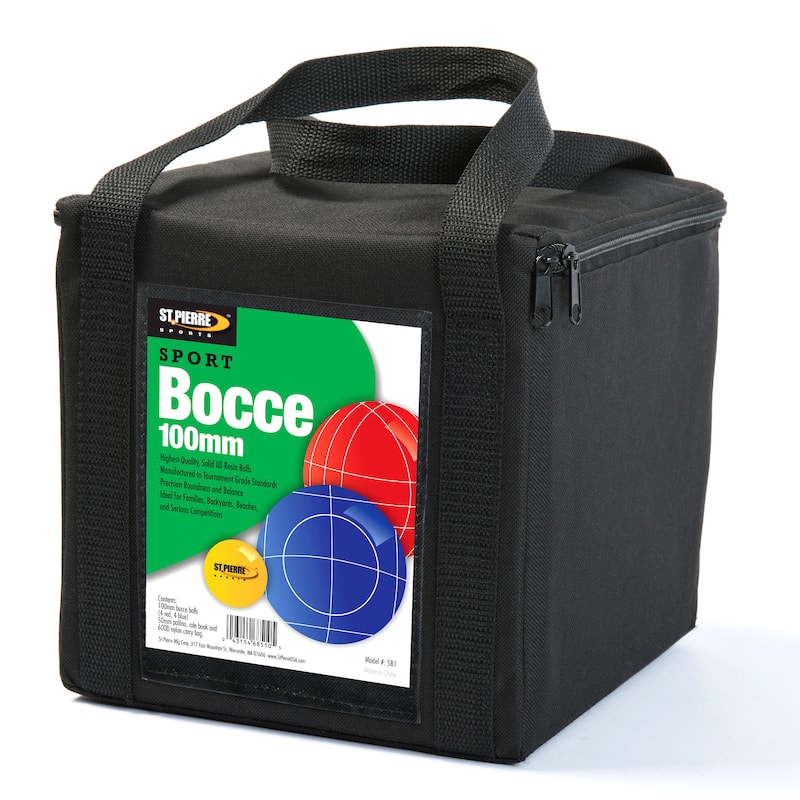 St. Pierre Sports Bocce Set with Nylon Carry Bag