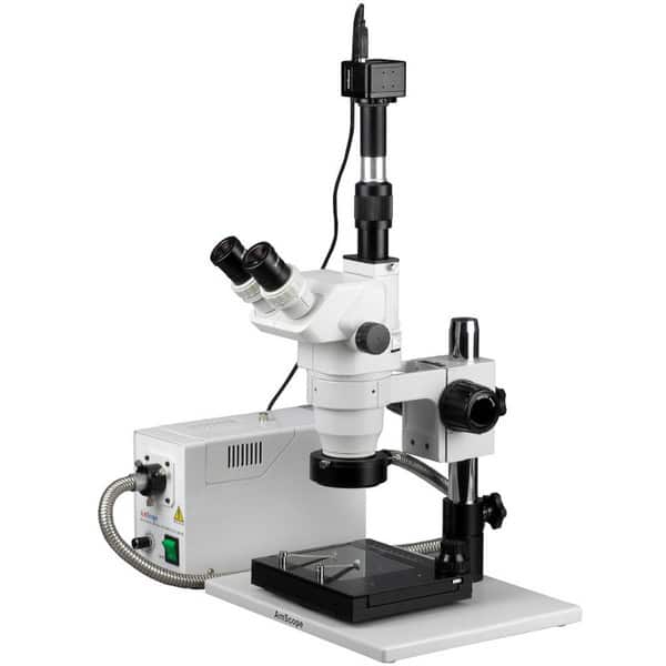2x-225x Industrial Inspection Stereo Microscope with 5MP Digital Camera ...