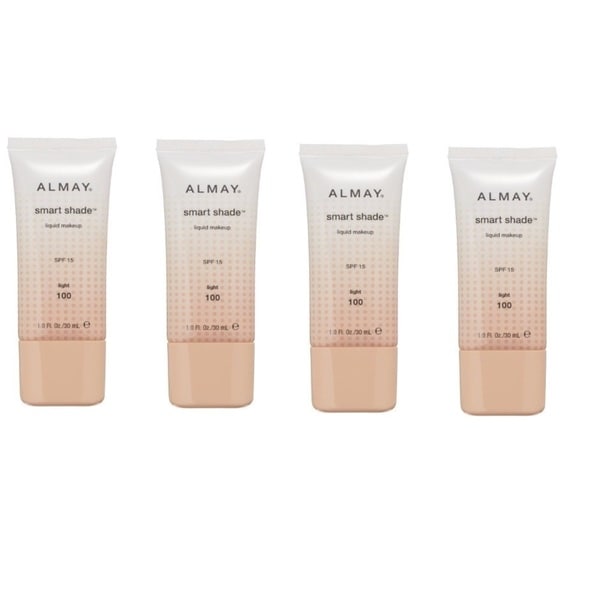 Almay Smart Shade Liquid Make up Light 100 (Pack of 4)   16836952