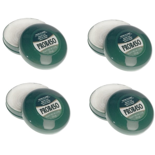 Shop Travel Size Proraso Shaving Soap with Eucalyptus Oil and Menthol 25ounce (Pack of 4