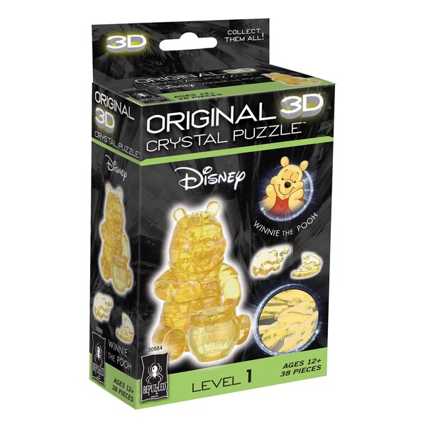 3D Crystal Puzzle - Winnie the Pooh: 38 Pcs