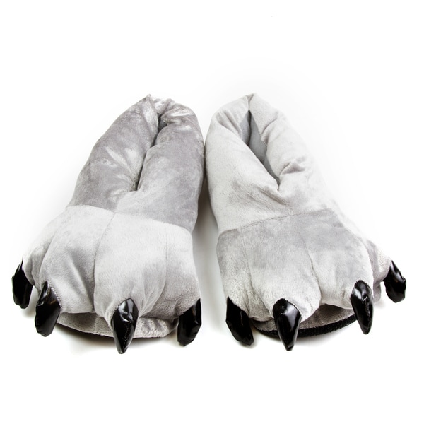 Shop Leisureland Animal Bear Paw Slippers - Free Shipping On Orders ...