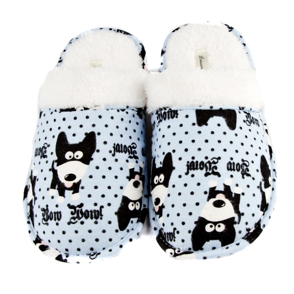 ladies dog slippers