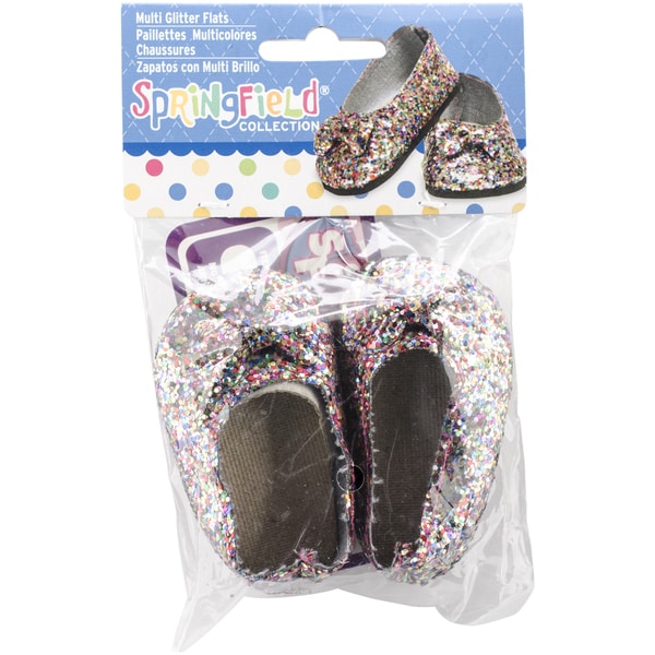 Springfield Collection Glitter Flats-Multicolor