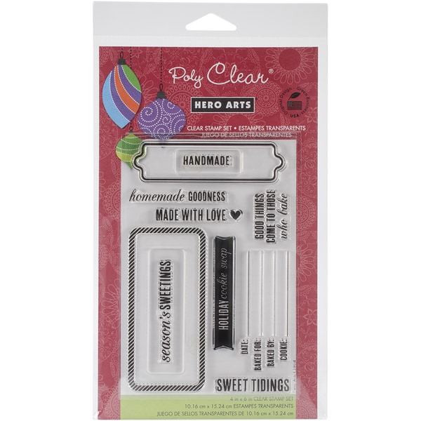 Hero Arts Clear Stamps 4X6 Sheet Seasons Sweetings   16839598