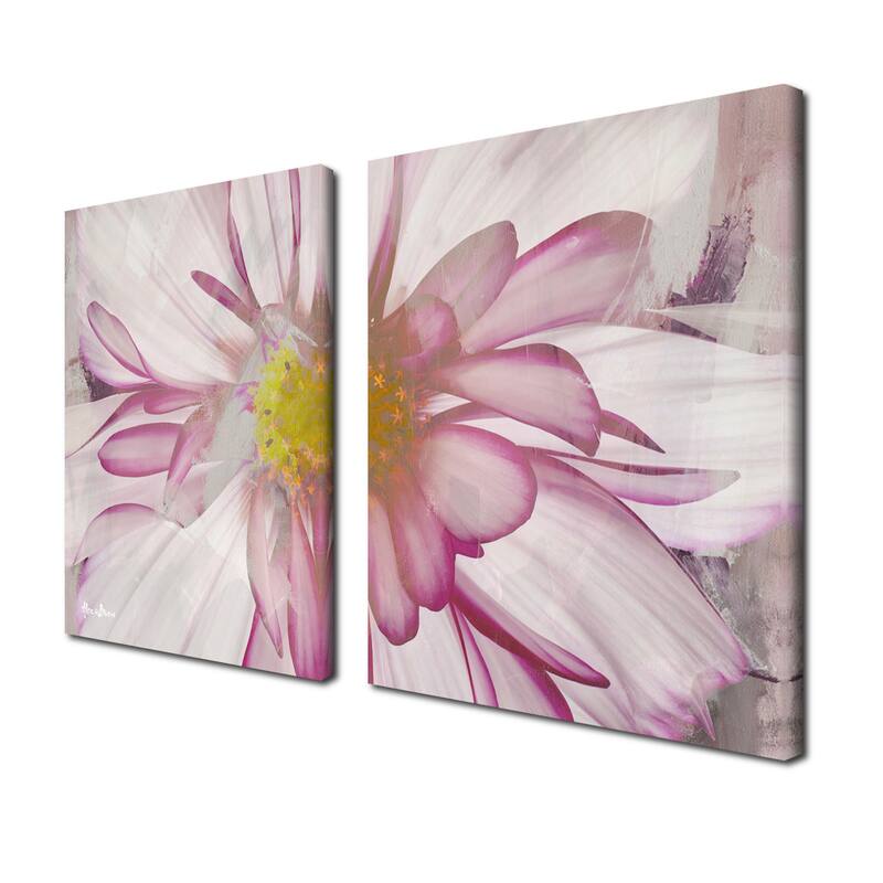 Ready2HangArt 'Painted Petals IV-B' 2-panel Canvas Wall Art