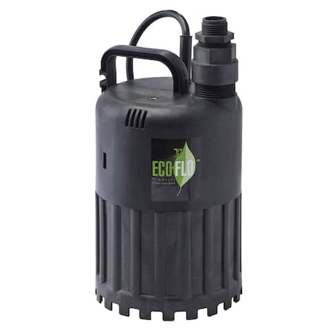 ECO-FLO Products 0.5 HP Automatic Thermoplastic Submersible Utility Pump