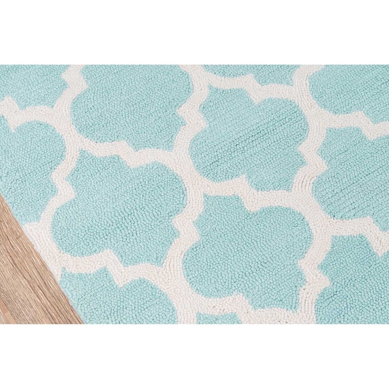 Momeni Geo Hand Hooked Polyester Contemporary Geometric Area Rug