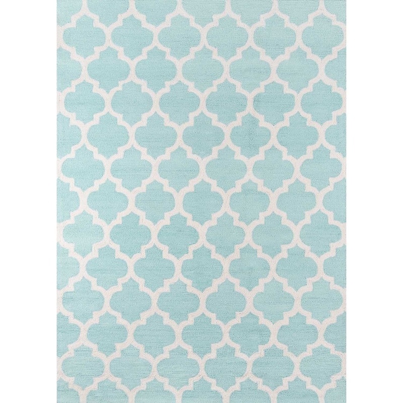 Momeni Geo Hand Hooked Polyester Contemporary Geometric Area Rug