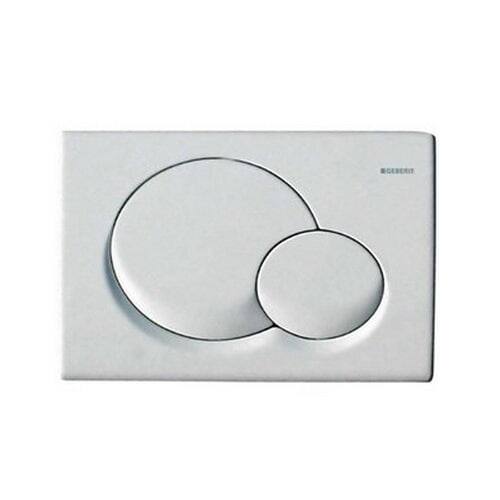 Geberit Dual-Flush Plate for Sigma Series In-Wall Toilet Systems (115.770.11.5) - Alpine White