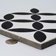 preview thumbnail 5 of 12, Handmade Amlo in White and Black Tile, Pack of 12 (Morocco)