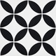 preview thumbnail 3 of 12, Handmade Amlo in White and Black Tile, Pack of 12 (Morocco)