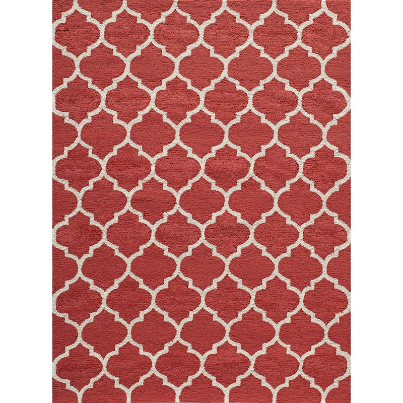 Momeni Geo Hand Hooked Polyester Contemporary Geometric Area Rug